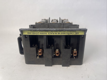 ALLEN BRADLEY 1494V-DS60 DISCONNECT SWITCH 60A 600VAC 250VDC 50HP FRS-R-60 FUSES