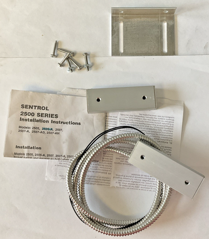 SENTROL 2505A-L MOUNT SWITCH AND MAGNET 2500 SERIES