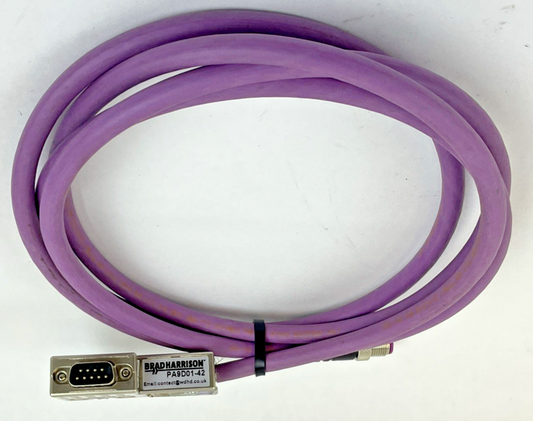 BRAD HARRISON PA9D01-42 PROFIBUS CONNECTOR W/ CABLE 0975 254 101/2 M