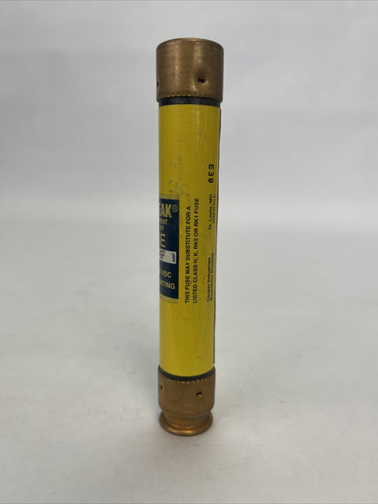 COOPER BUSSMANN LPS-RK-4SP LOW-PEAK DUAL ELEMENT FUSE 600VAC 300VDC (LOT OF 3)