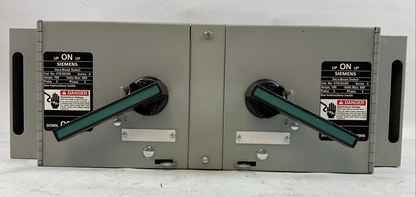 SIEMENS V7E3633R SER A 600V 100AMP 3PHASE 3POLE TWIN FUSIBLE VACU-BREAK SWITCH