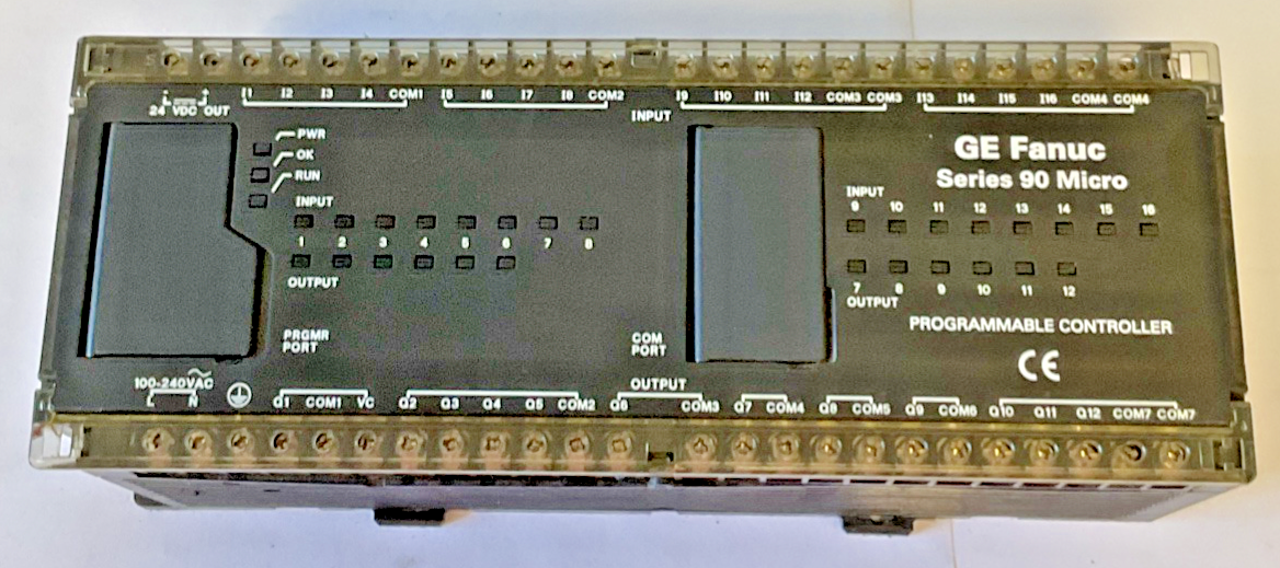 GE IC693UDR005PP1 PROGRAMMABLE CONTROLLER MODULE 40VA 240VAC SERIES 90 MICRO