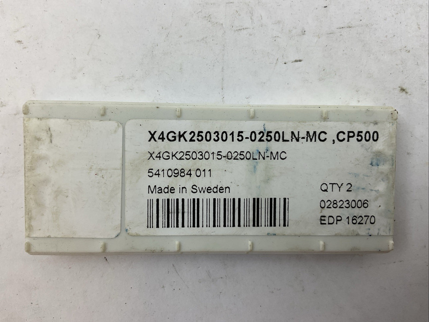 SECO X4GK2503015-0250LN-MC CP500 CARBIDE INSERT (BOX OF 2)