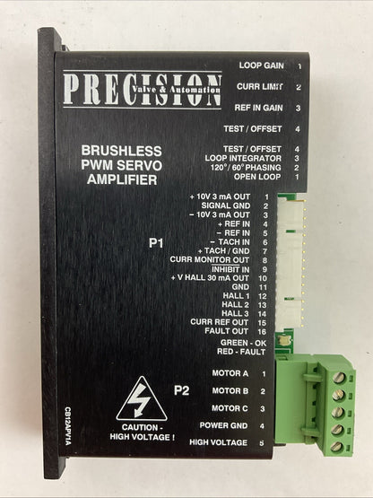PRECISION VALVE & AUTOMATION B12A6-PV5 REV N CER 02 IN 20-60VDC OUT 12A Pk/6A