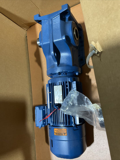 SEW-EURODRIVE KH77B DRN100L4/BE5HR GEARMOTOR rpm 1758/57 V230/460 YY/Y HZ 60