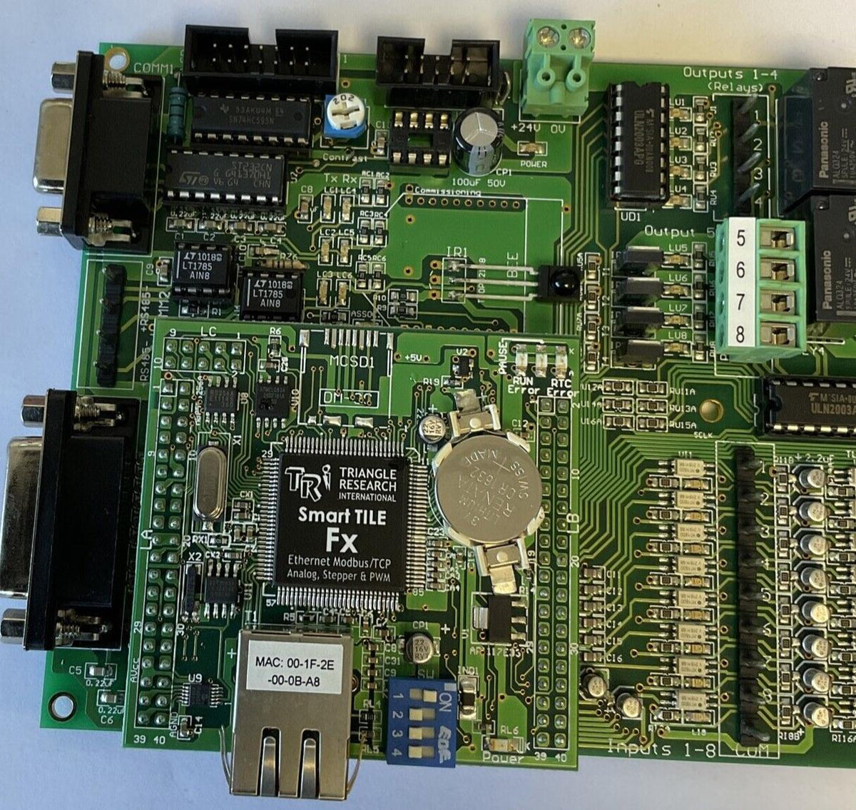 TRIANGLE RESEARCH INTL. F1616-BA PCB CIRCUIT BREAKER REV.2
