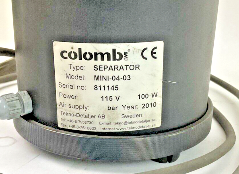 COLOMBI MINI-04-03 SEPARATOR 115V 100W