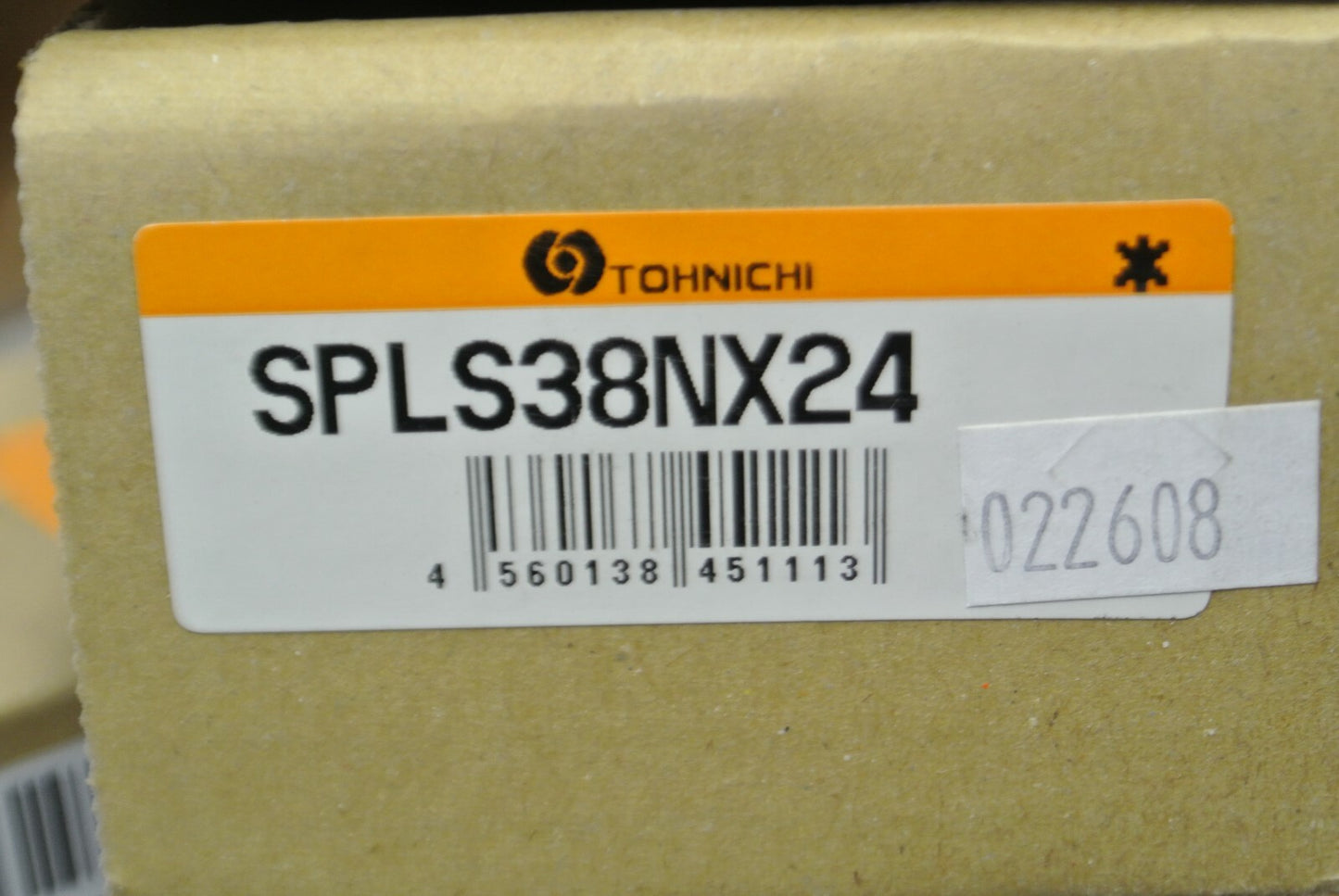TOCHNICHI SPLS38NX24 / SPANNER TORQUE WRENCH w/ LIMIT SWITCH / NEW SURPLUS