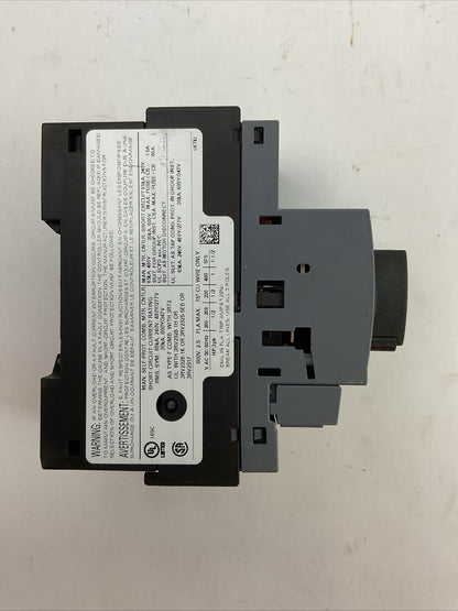 SIEMENS 3RV2021-1CA10 CIRCUIT BREAKER 1.8-2.5A