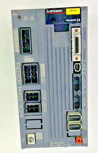 MITSUBISHI MR-J4W2-1010B SERVO DRIVE MODULE 1KWx2 240VAC 908A 50/60HZ