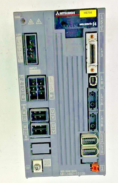 MITSUBISHI MR-J4W2-1010B SERVO DRIVE MODULE 1KWx2 240VAC 908A 50/60HZ
