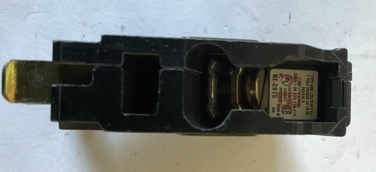 SQUARE D QOB120 CIRCUIT BREAKER  20A 22KA 120/240VAC ***LOTOF3***