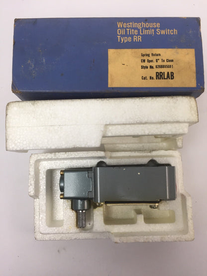 WESTINGHOUSE RRLAB OIL TITE LIMIT SWITCH 600VAC 10AMP