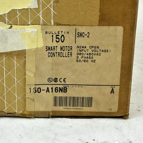 ALLEN BRADLEY 150-A16NB SMART MOTOR CONTROLLER SER.A 480VAC 3PH 50/60HZ