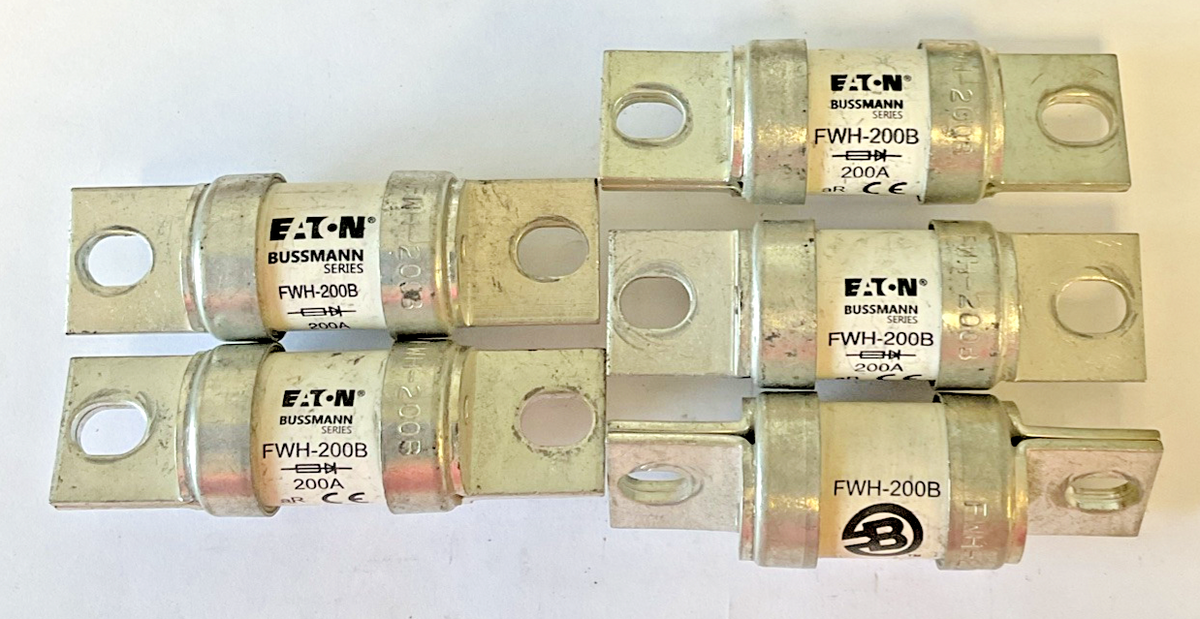 EATON/ BUSSMANN FWH-200B FUSE 200A 200KA ***LOTOF5***