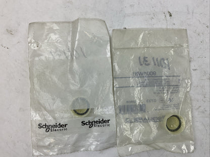 SQUARE D 9001W31 FRESNEL PLASTIC LENS WHITE (LOT OF 2)