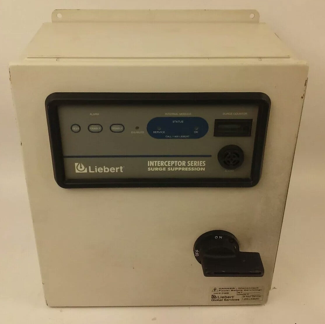 LIEBERT INTERCEPTOR SERIES SURGE SUPPRESSION S277Y111R-06 3PH 277/480V 50/60HZ