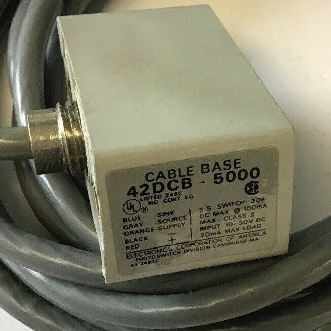 ELECTRONICS CORPORATION OF AMERICA CABLE BASE 42DCB-5000 SER. 5000 QUICK DISCONN