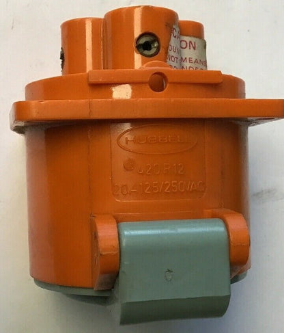 HUBBELL 420R12 PIN&SLEEVE 20AMP 125/250V 3POLE 4-WIRE