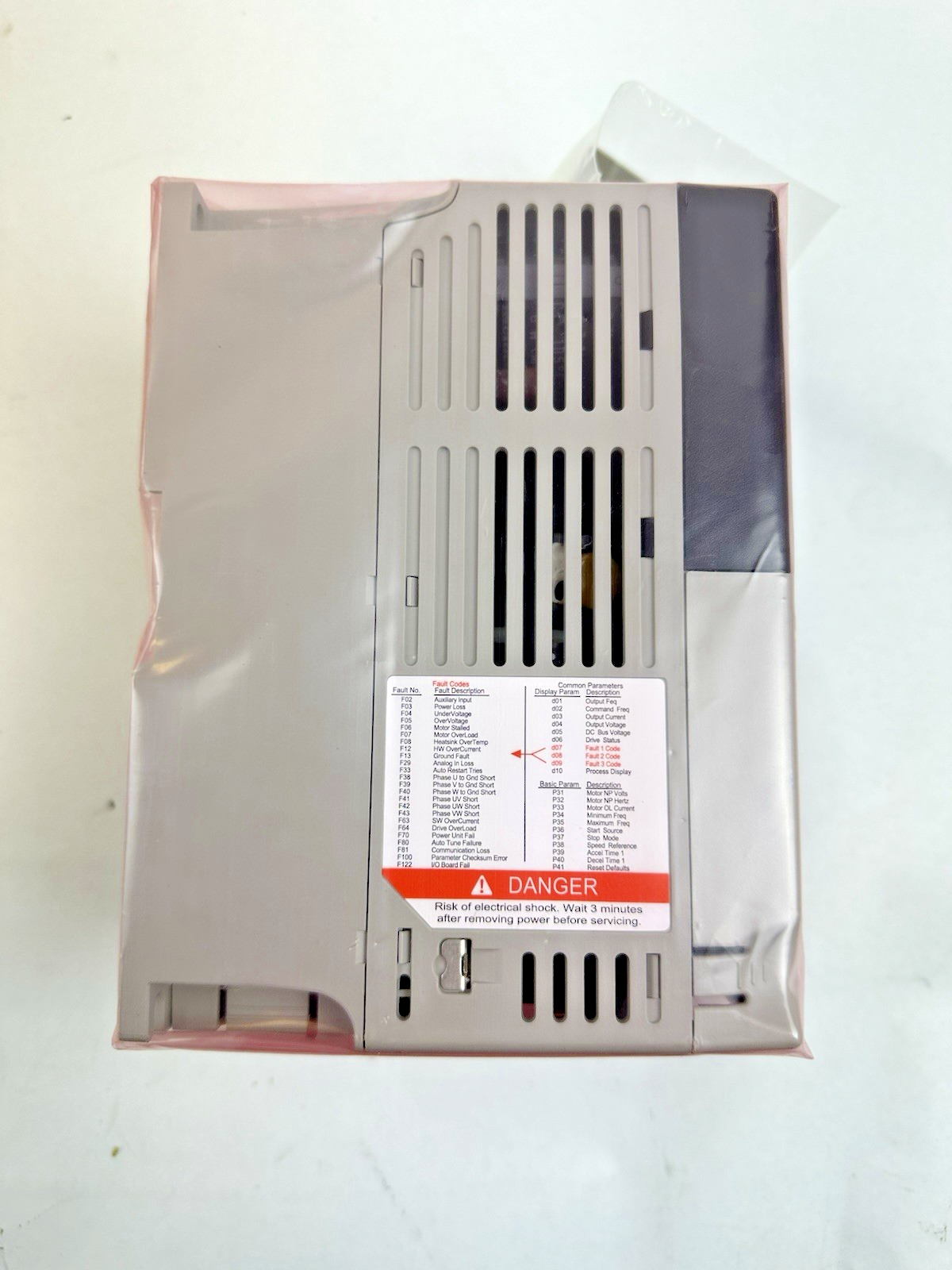 ALLEN-BRADLEY 22A-D6P0N104 POWERFLEX 4 AC DRIVE SER A FRN 3.05 3PH 342-528V
