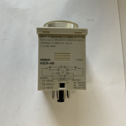 OMRON H3CR-A8 TIMER RELAY 250VAC 48VDC
