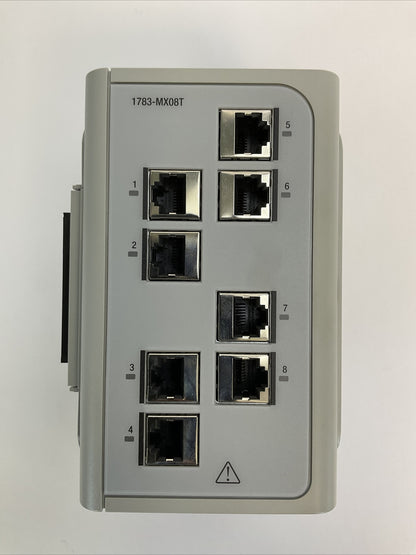 ALLEN BRADELY 1783-MX08T DIR/VER 10000013903/06 SER A STRATIX 8000 EHTERNET