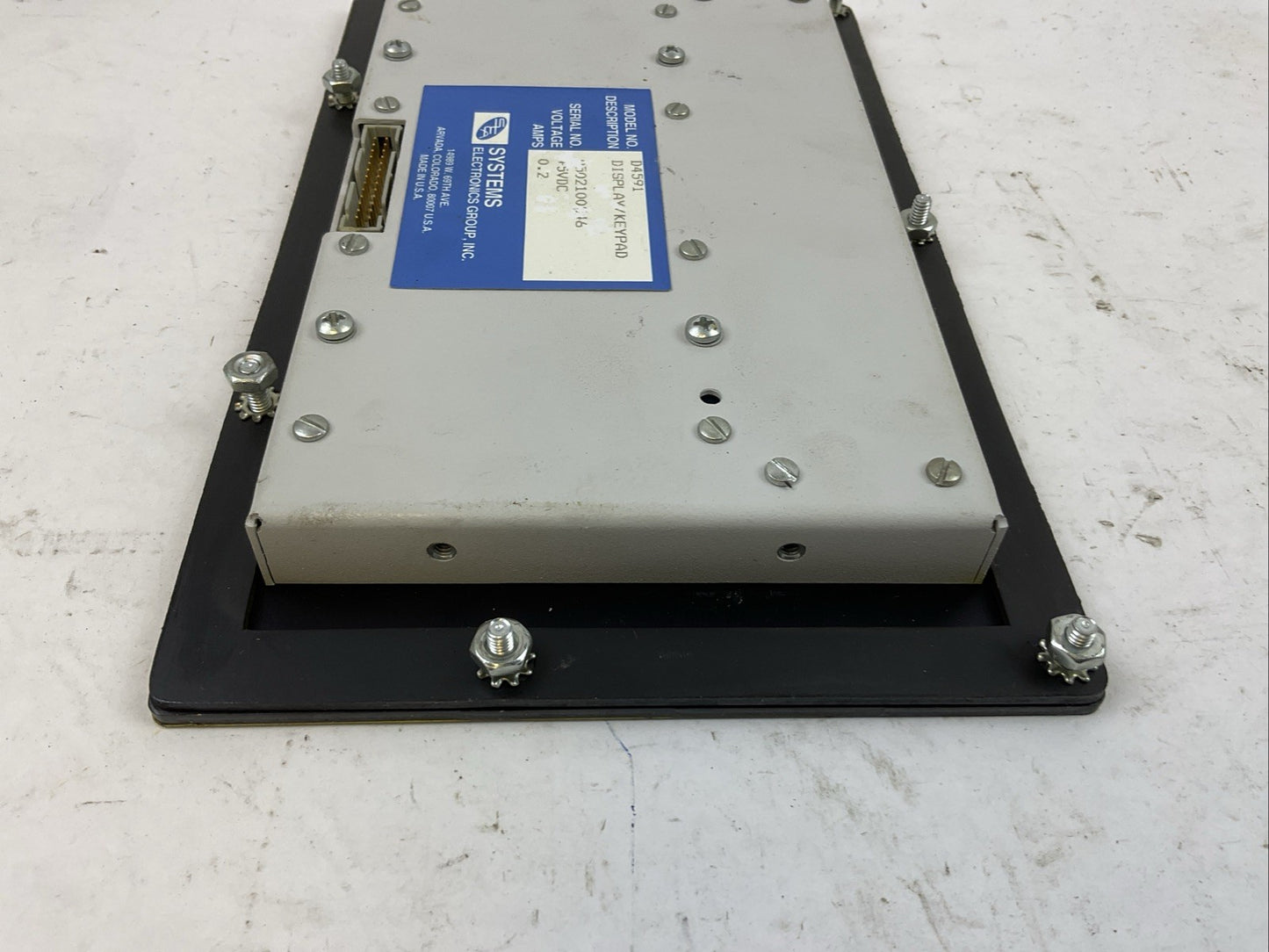 SYSTEMS D4591 DISPLAY / KEYPAD +5VDC 0.2A