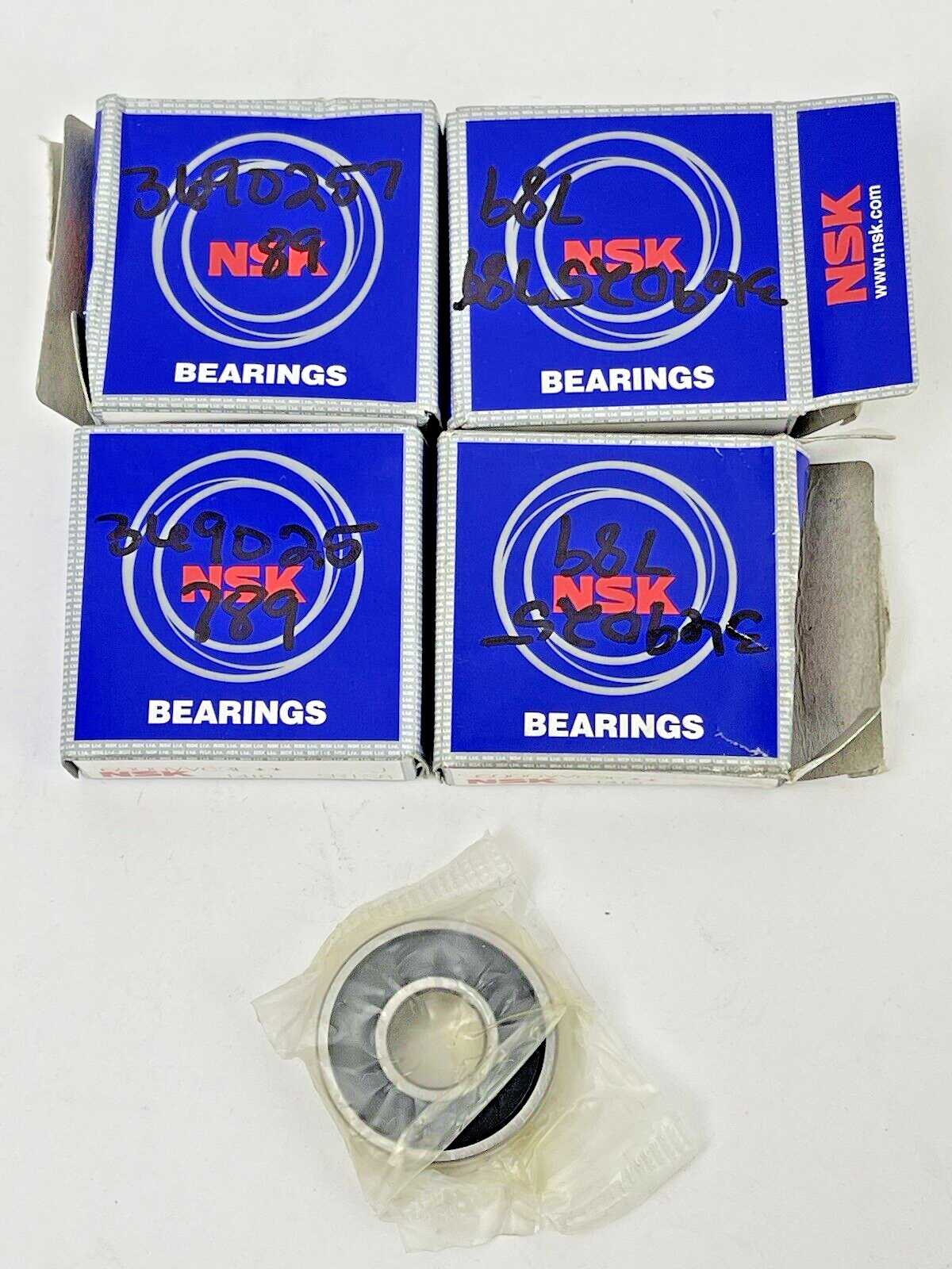 NSK - 6000VVC3 - *LOT OF FOUR* - 6000VVC3E - DEEP GROOVE BALL BEARING-SEALED END