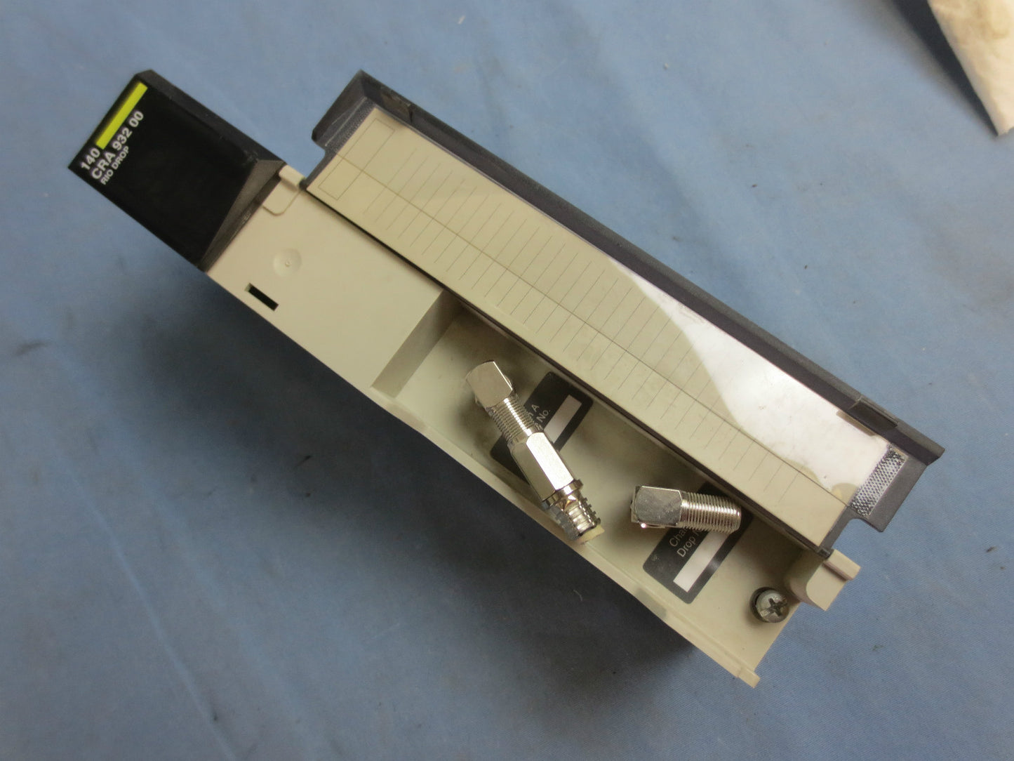 MODICON SCHNEIDER AUTOMATION 140 CRA 932 00 REMOTE I/O DROP MODULE 2 CH