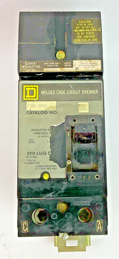 SQUARE D Q221150CA CIRCUIT BREAKER 150A 120/240