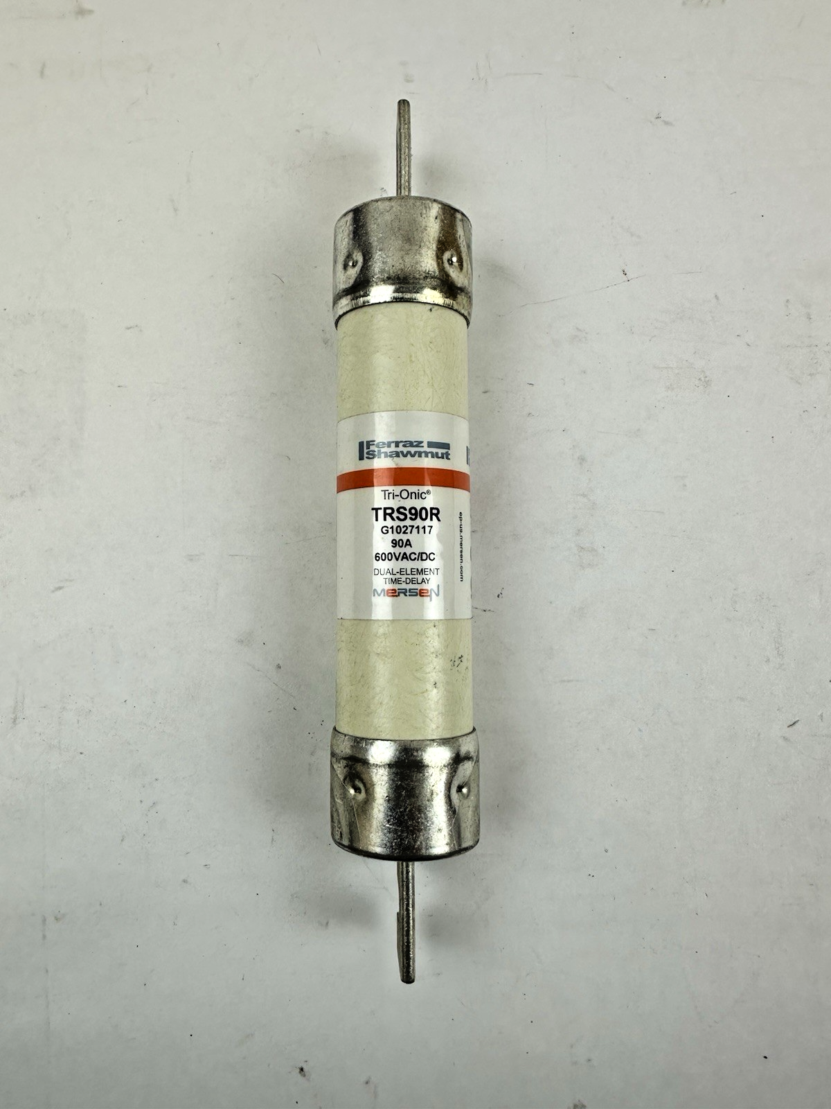 FERRAZ SHAWMUT TRI-ONIC TRS90R DUAL-ELEMENT TIME-DELAY FUSE 600VAC/DC 90A