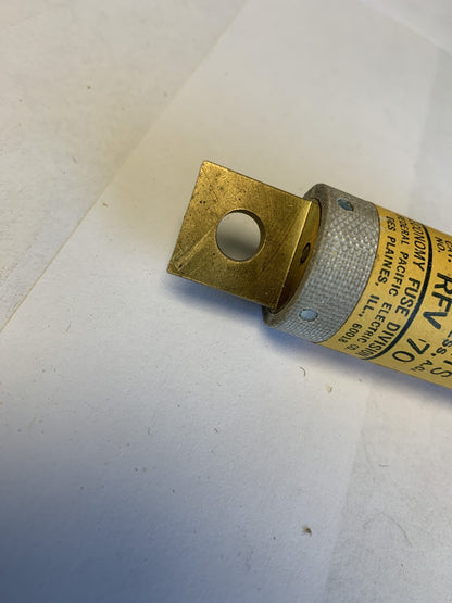 Economy Fuse RFV70 70A 500V Type-RF Fuse "Lot of 3"