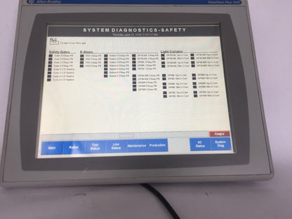 ALLEN BRADLEY 2711P-T15C4A7 PANELVIEW PLUS 1500 ASSEMBLED TERMINAL SER A TOUCH