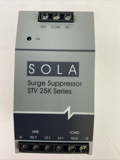 SOLA STV25K-10S SURGE SUPPRESSOR 120V SINGLE PHASE 2W+G 20A