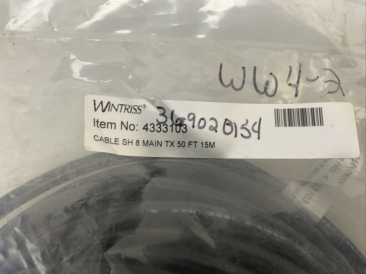 WINTRISS 4333103 CABLE SH 8 MAIN TX 50FT 15M