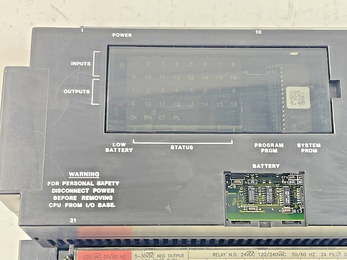 GE FANUC - IC692CPU211E - SERIES 90-20 PROGRAMMABLE CONTROLLER - 24 VDC, 120 VAC