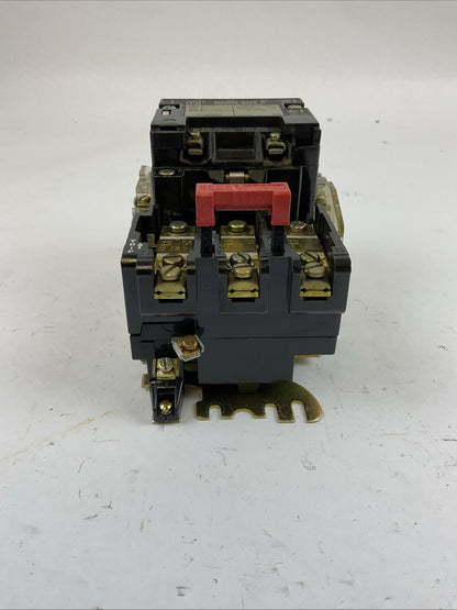 SQUARE D 8536SBG2 SIZE 0 STARTER 600VAC 5HP B14 HEATERS 31041-400-42 COIL 120V