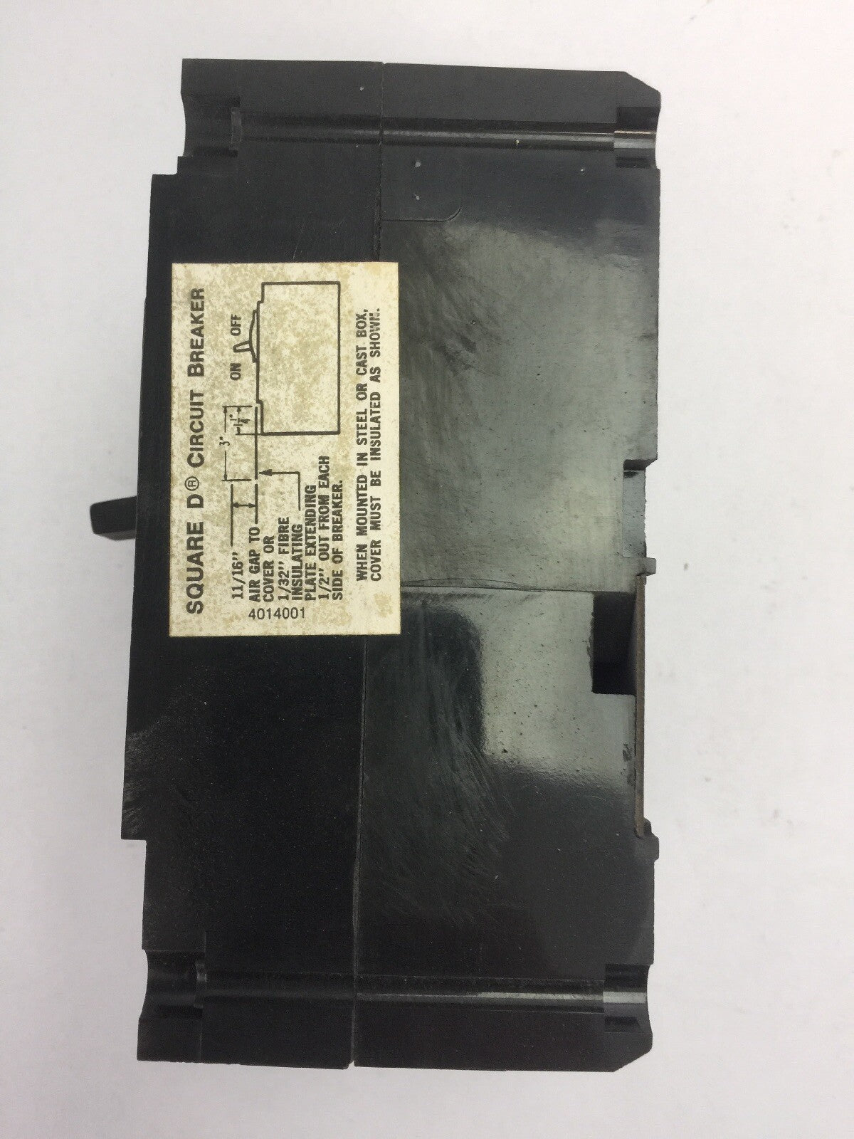SQUARE D FAL 36003 11M CIRCUIT BREAKER 600VAC 3A 3 POLE FA FRAME