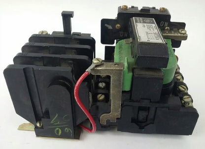 GENERAL ELECTRIC CR208C100DLE, STARTER, 3PH, 600V, 27A, 10HP, SIZE 1, 120V COIL