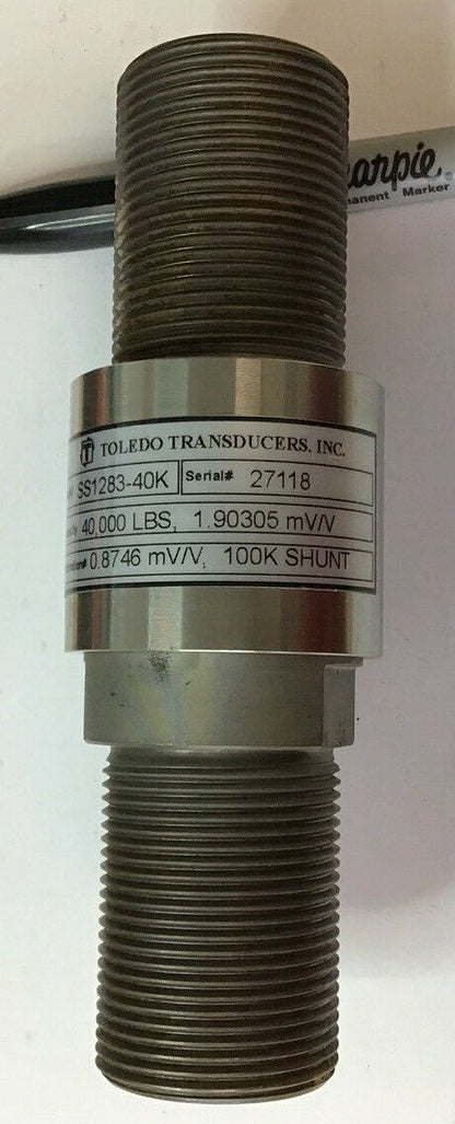 TOLEDO TRANSDUCERS  SS1283-40K 40,000LBS CAPACITY 100K SHUNT