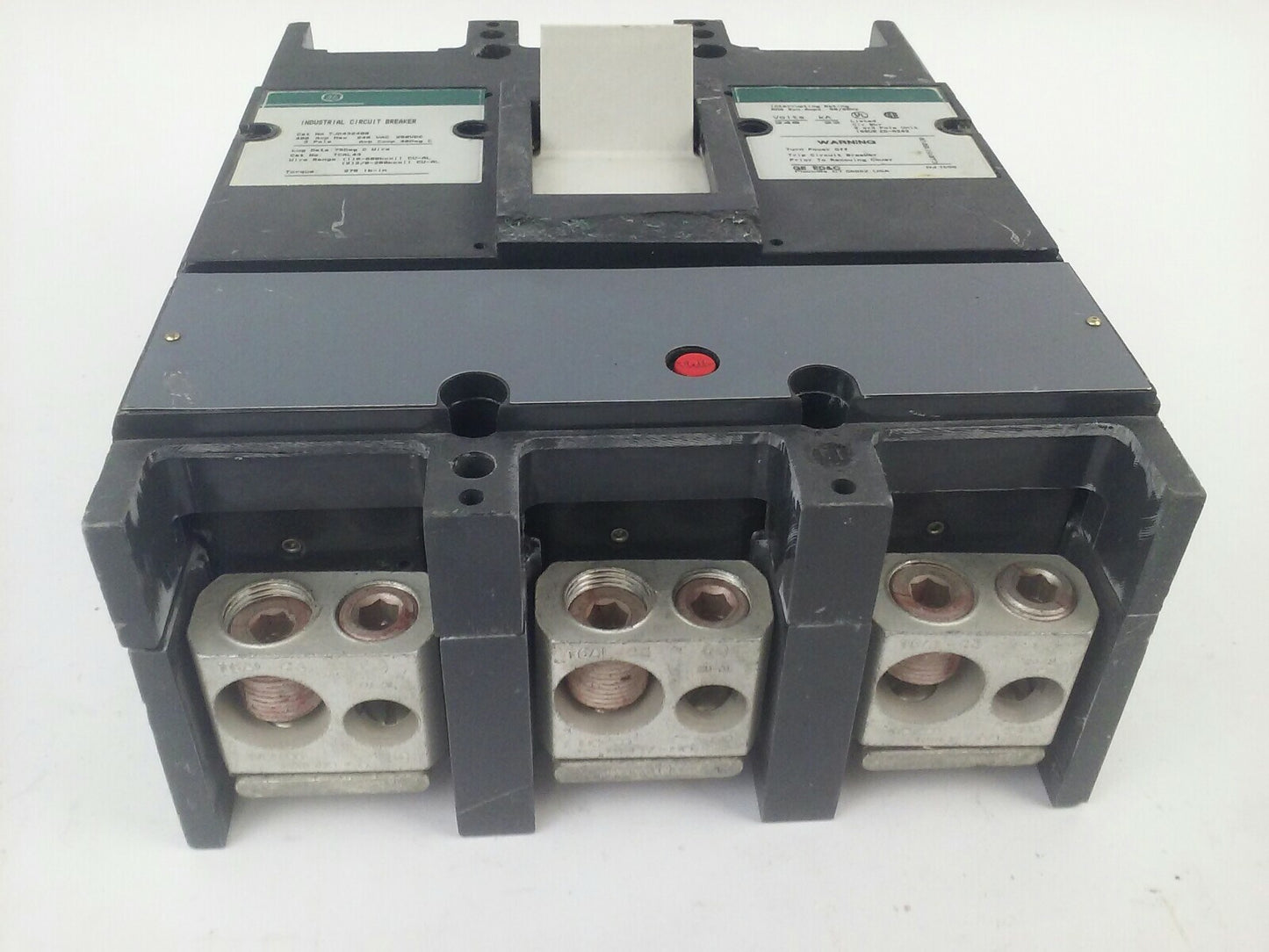 GENERAL ELECTRIC TJD432400 CIRCUIT BREAKER TRIP UNIT 400A 240VAC/250VDC 3P 22KA