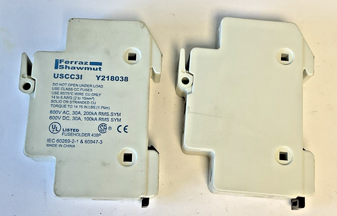 FERRAZ SHAWMUT USCC3I FUSE HOLDER 30A 600VAC 600VDC