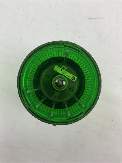 ALLEN BRADLEY 855T-B24DN3 SER A 24V 0.271A STEADY INCANDESCENT GREEN STACK LIGHT