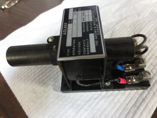 ADAMS & WESTLAKE / ADLAKE 1101-44-70 TIMING RELAY, 5-SECONDS, N.O. NEW SURPLUS