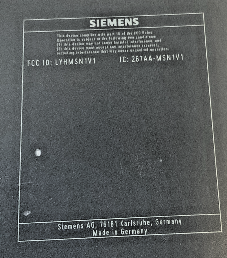 SIEMENS 734-1FX00-0AB0 SCALANCE MODULE W700 24VDC 0.25A
