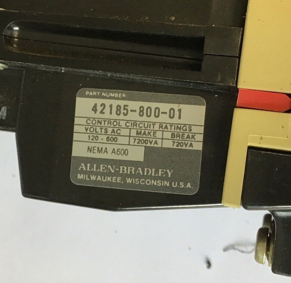 ALLEN BRADLEY 509-BOD STARTER SER.B SIZE 1 115-120V CB236 W/ W17 HEATER