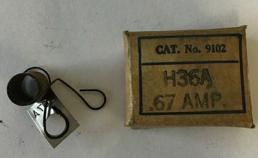 CUTLER HAMMER 9102 H36A  .67AMP HEATER****LOTOF4****