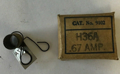 CUTLER HAMMER 9102 H36A  .67AMP HEATER****LOTOF4****