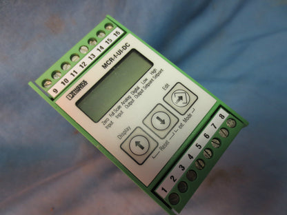 PHOENIX CONTACT MCR-f-UI-DC MCR FREQUENCY MEASURING TRANSDUCER, PROGRAMMABLE