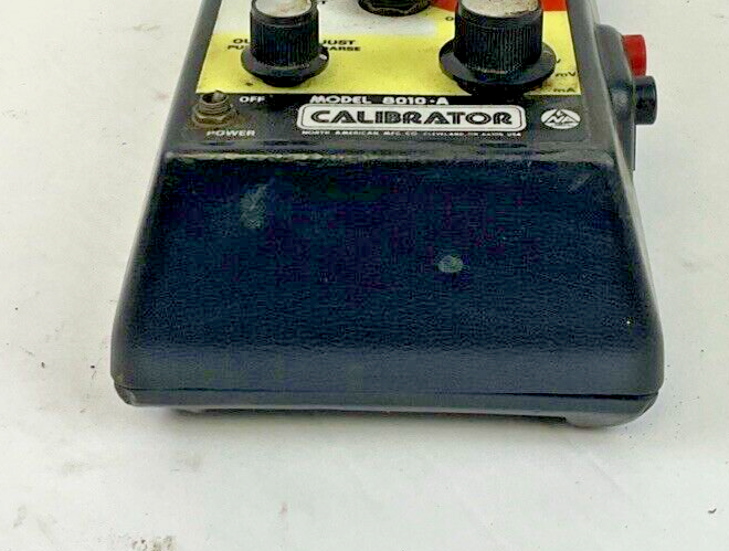 CALIBRATOR MODEL 8010-A 250VAC NORTH AMERICAN MFG.